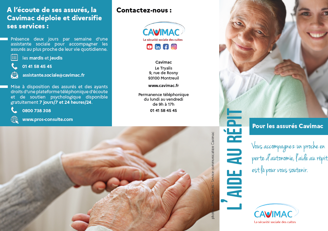 Tryptique aide au repit 