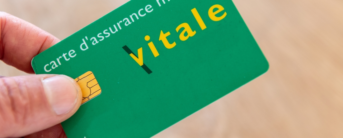 Une carte vitale